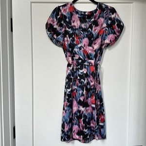 Banana Republic Patterned Wrap Dress